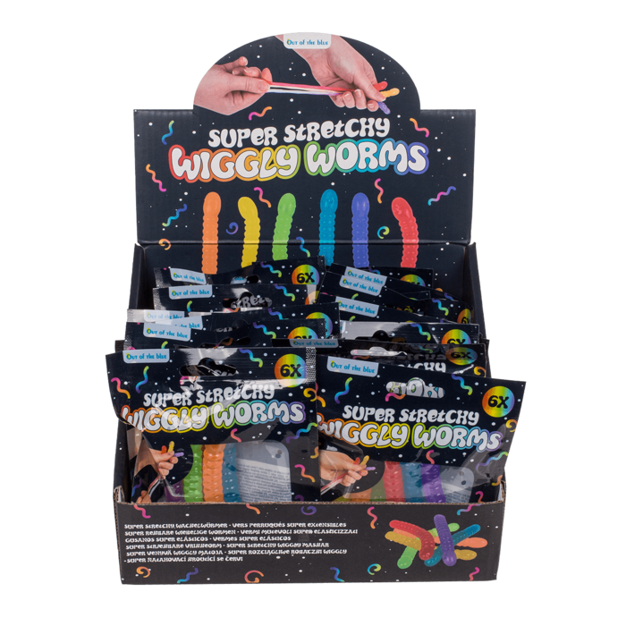 Super Stretchy Wiggly Worms, approx. 9 x 1,3 cm, - Image 2
