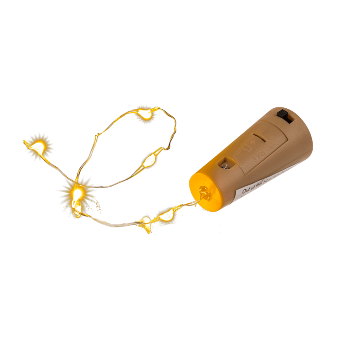 Bottle cap light with 5 warm white LED (including, - Image 3