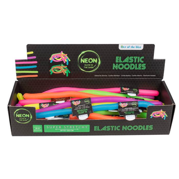 Elastic Noodles, Glow in the Dark, ca. 29 cm, - Image 2