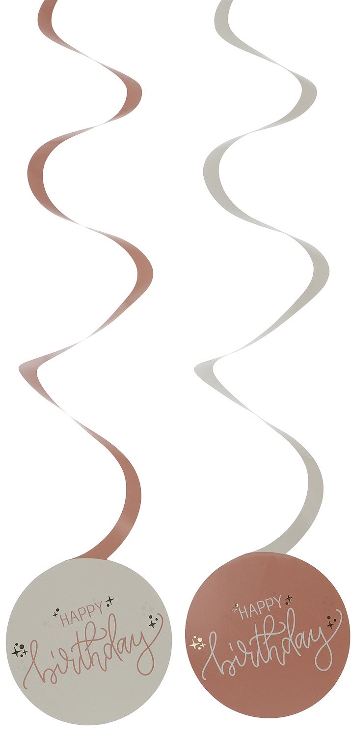 Hanging Decoration - Crème Rose - 6 pieces