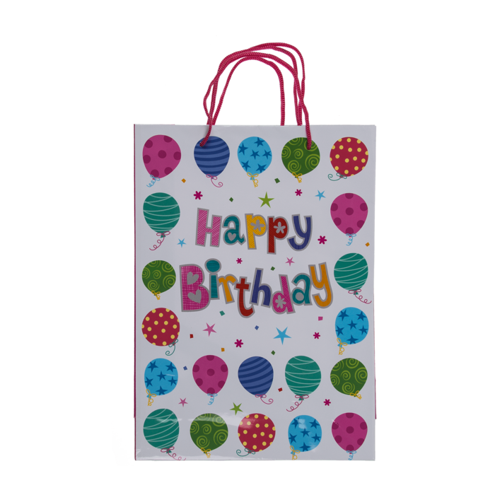 Paper Gift bag, Happy Birthday, - Image 3