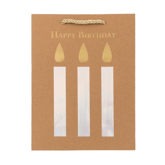 Craft paper bag, Happy Birthday, - Image 4