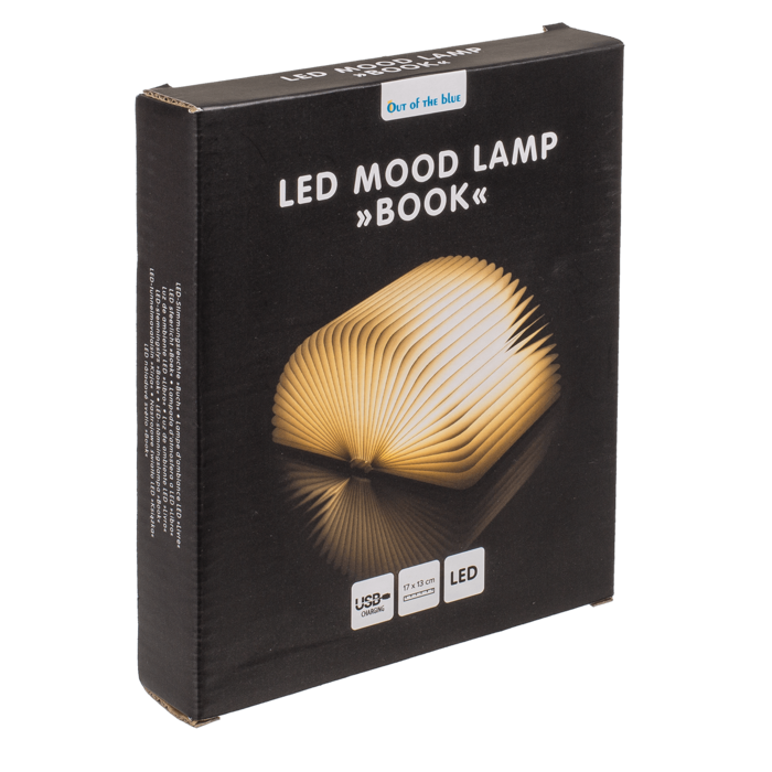 LED mood lamp, Book, ca. 17 x 13 cm, - Image 3