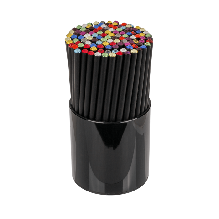 Black pencil with Swarovski stone, - Image 3