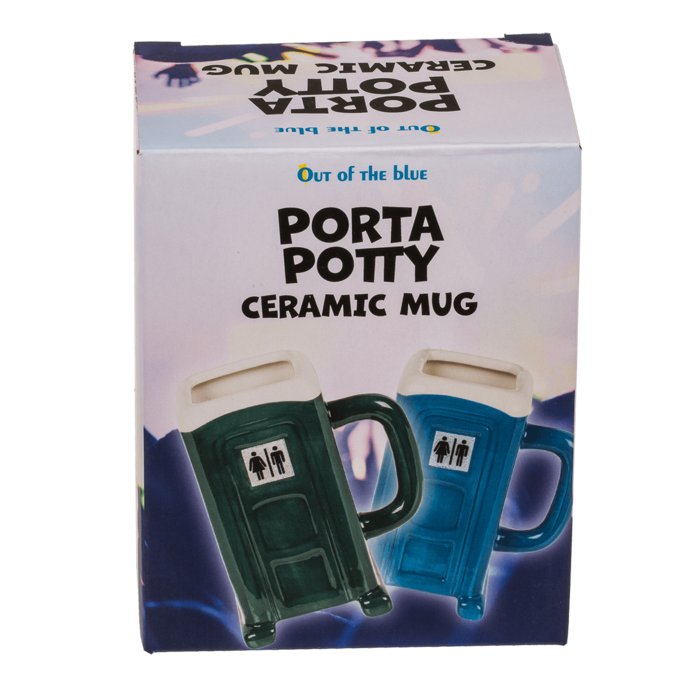 Mug, Porta Potty, 13 x 10 cm, dolomite, - Image 2