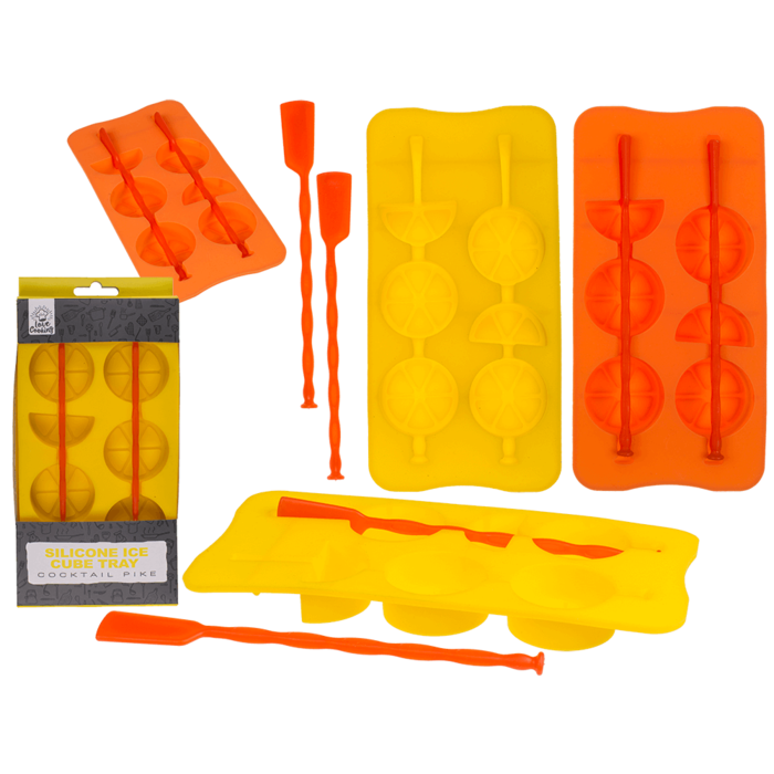 Silicone ice cube tray, Cocktail pike,