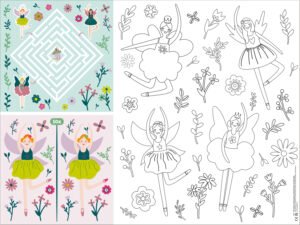 Activity Placemat - Fabulous Fairy - 6 pieces