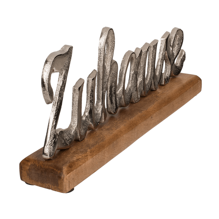 Silver coloured wording, Zuhause, - Image 3