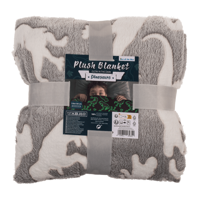 Plush blanket, dinosaur, - Image 2