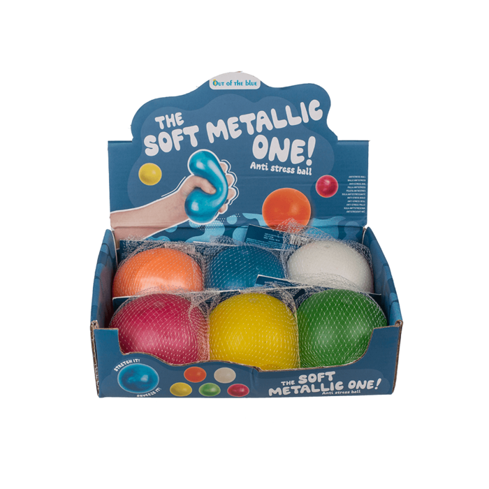 XL Ultra soft anti stress ball, Metallic, - Image 2