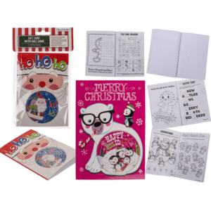 Gift card with ball game , Xmas,