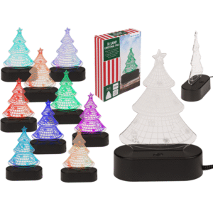 3D-Lamp, Christmas Tree, ca. 19 cm,