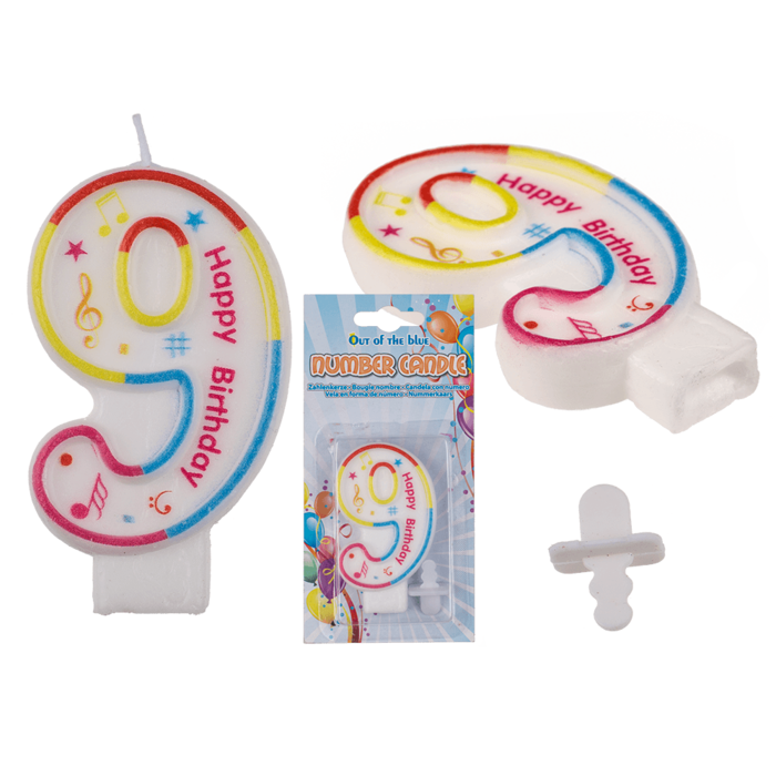Number Candle - Number 9