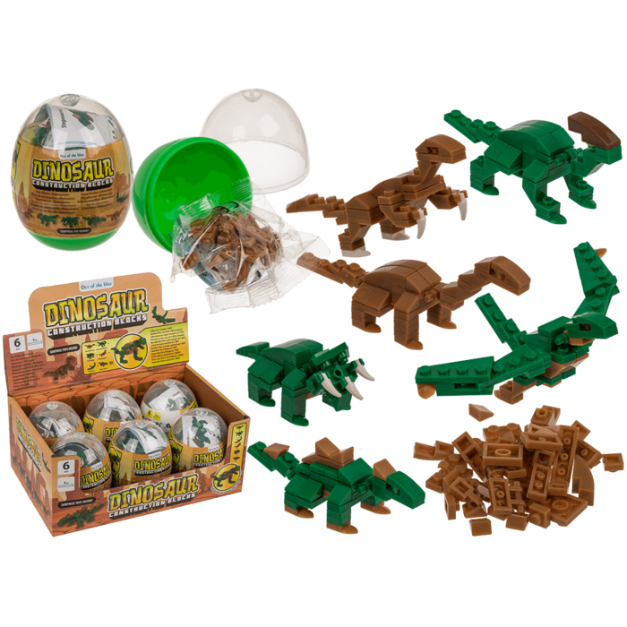 Construction blocks, Dinosaur, approx. 9 cm,