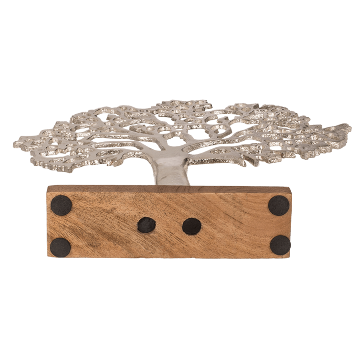 Silver colored tree of life, - Image 4