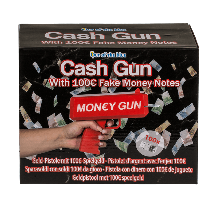 Cash gun, with  toy money, - Image 3