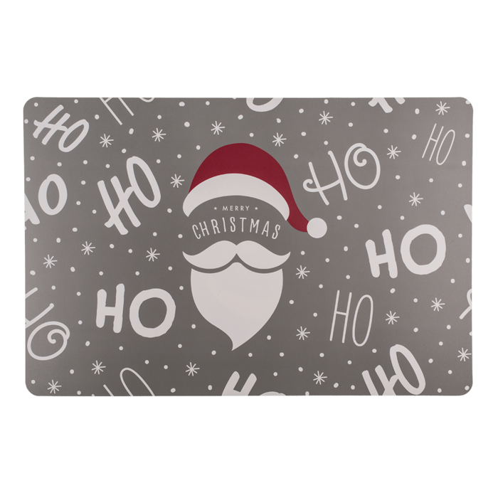 Polypropylen placemat, HO HO Santa, - Image 4