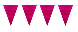 Bunting Garland Magenta Metallic Mat - 6m