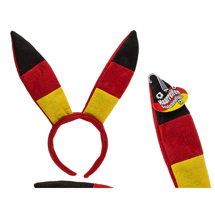Plush Head Band Bunny, Germany Flag,