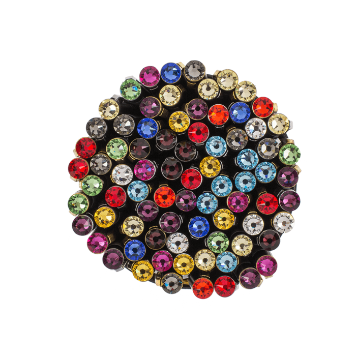 Black pen with Swarovski stone, - Image 3