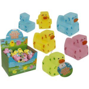 Pixelated squeaking duck, 6 x 5,5 cm,