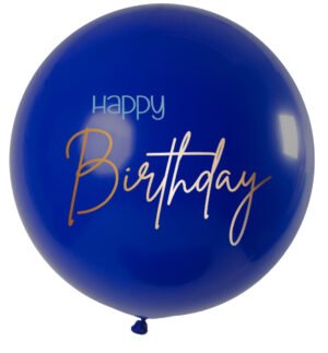 Balloon Elegant True Blue XL - 80cm