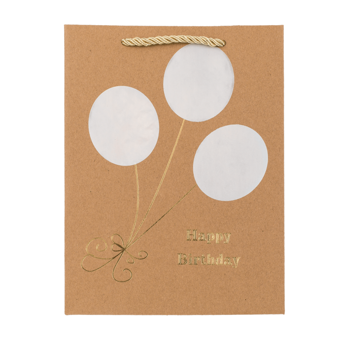 Craft paper bag, Happy Birthday, - Image 3