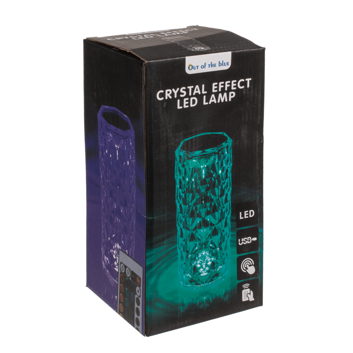 Crystal Lamp, ca. 21 x 9 cm, with colour changing - Image 3