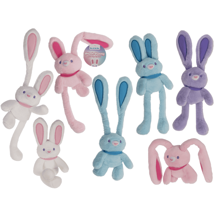 Plush Bunny with Pop-up Ears,