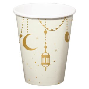 Paper Cups - Eid Mubarak - 250 ml - 8 pieces