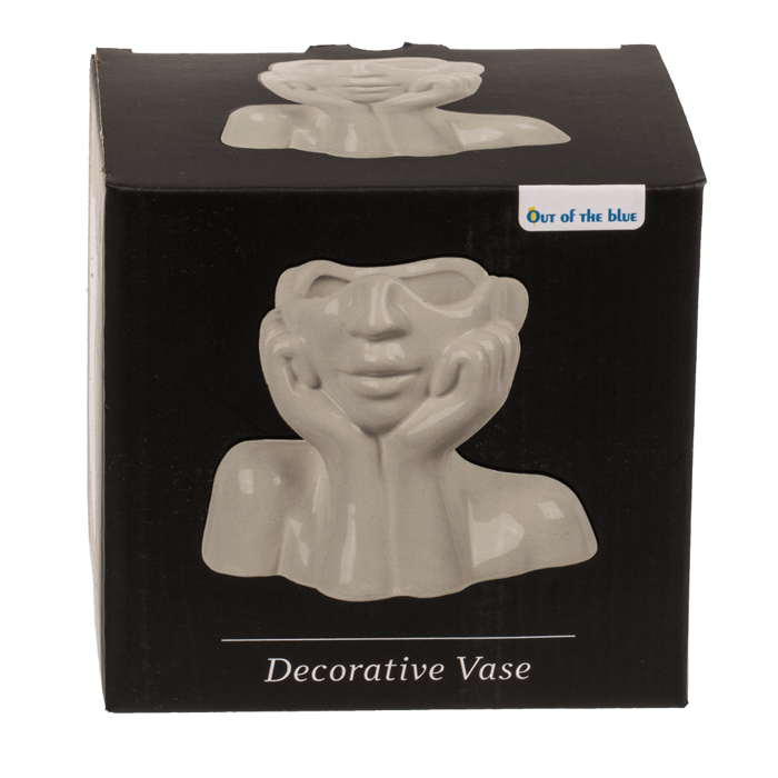 Ceramic vase, Face, - Image 2