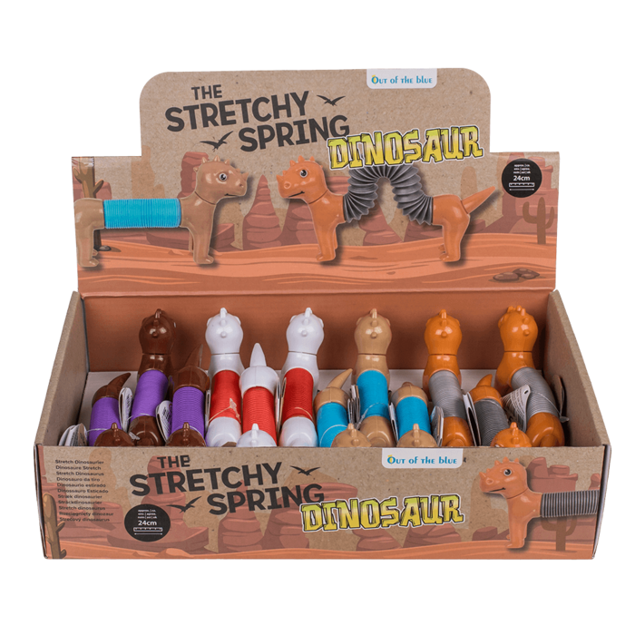 Stretchy Spring Dinosaur, approx. 6,5 x 14 cm - - Image 2