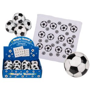 Magic cotton towel, football,