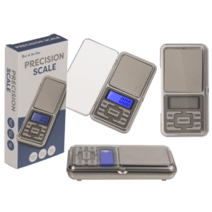 Stainless steel precision scales, 12 x 6 cm,