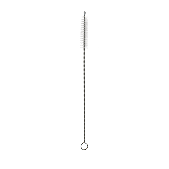 Glass drinking straw with cleaning brush, Willy, - Image 4