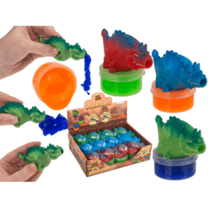 Slime Sucker, Dinosaurs, approx. 8,5 x 6 cm,