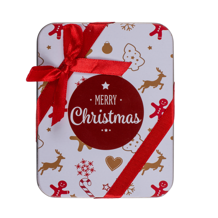 Metal gift box, Merry Christmas, - Image 2