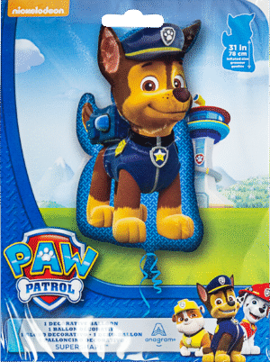 Foil Balloon - Shape - Paw Patrol - Chase - 58 x 78 cm