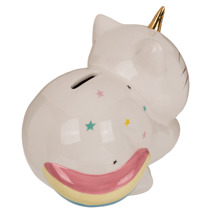 Savings bank with lock, Unicorn Cat, - Image 4