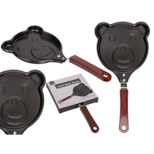 Frying pan, bear,