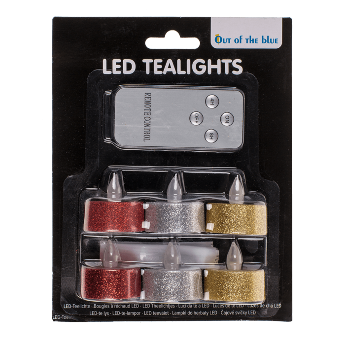 Tealight with warm white LED, Glamour, - Image 2