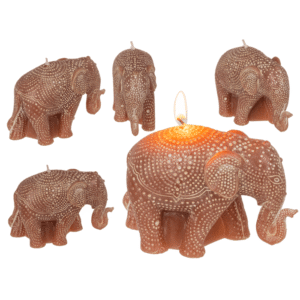 Candle, Elephant, ca. 11,5 x 4,5 x 8,5 cm