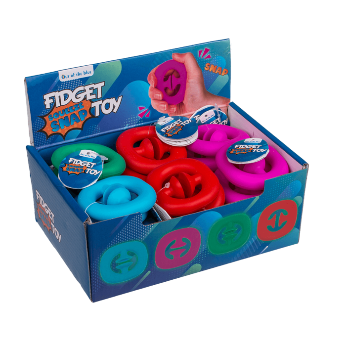Fidget Snap Squeeze Toy, Silicone, - Image 3
