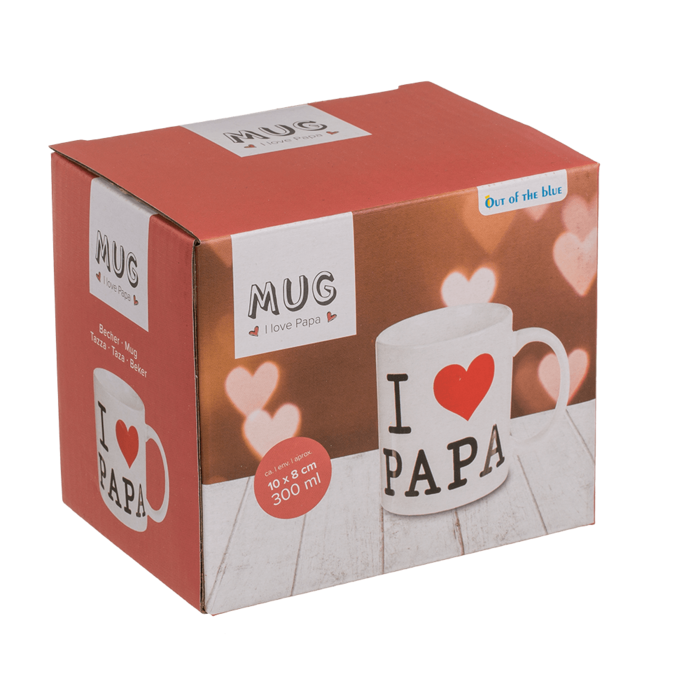 Mug, I love Papa, - Image 3