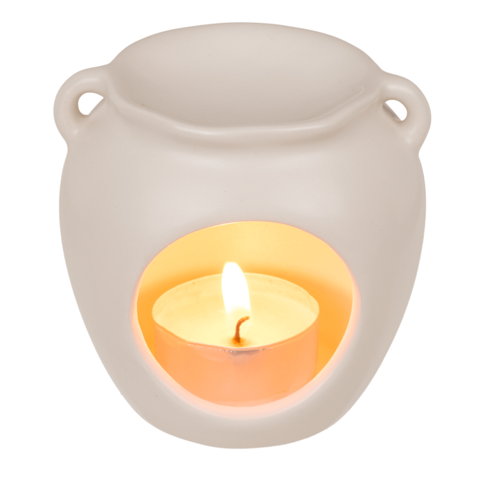Oil burner, vase, ca. 9 x 8,5 x 8 cm, - Image 4