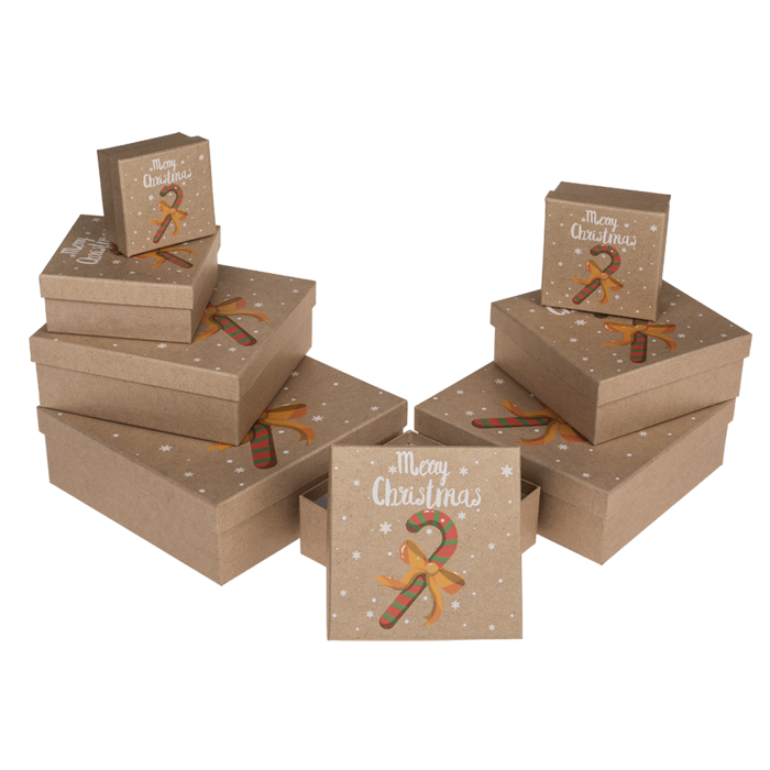 Giift boxes, Christmas Warms, 4 ass., - Image 2