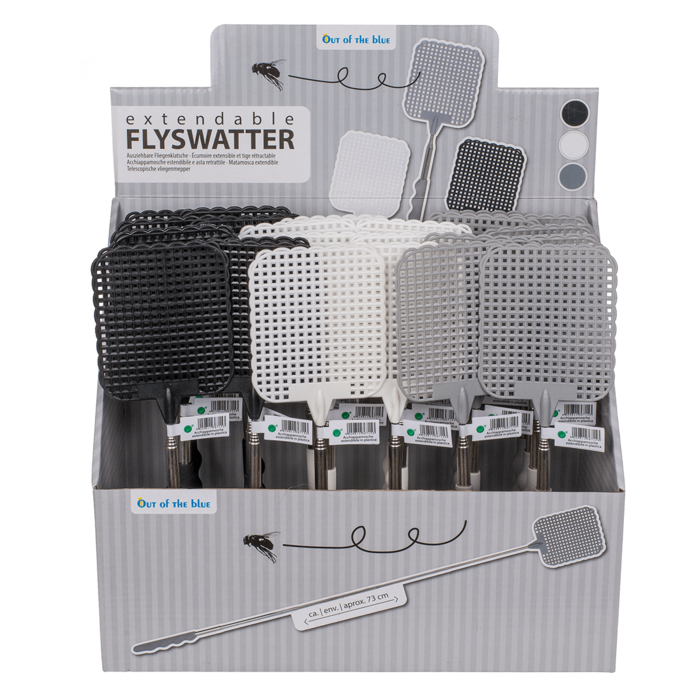 Extendable Plastic Swatter, - Image 2