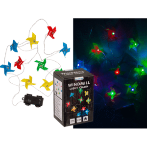 Light chain, Windmill, with 10 LED,