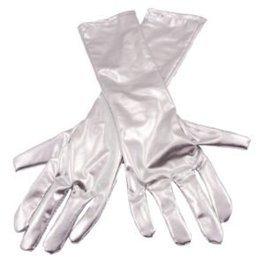 Gloves Metallic Silver