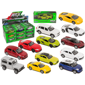 Metal model car, with plastic,